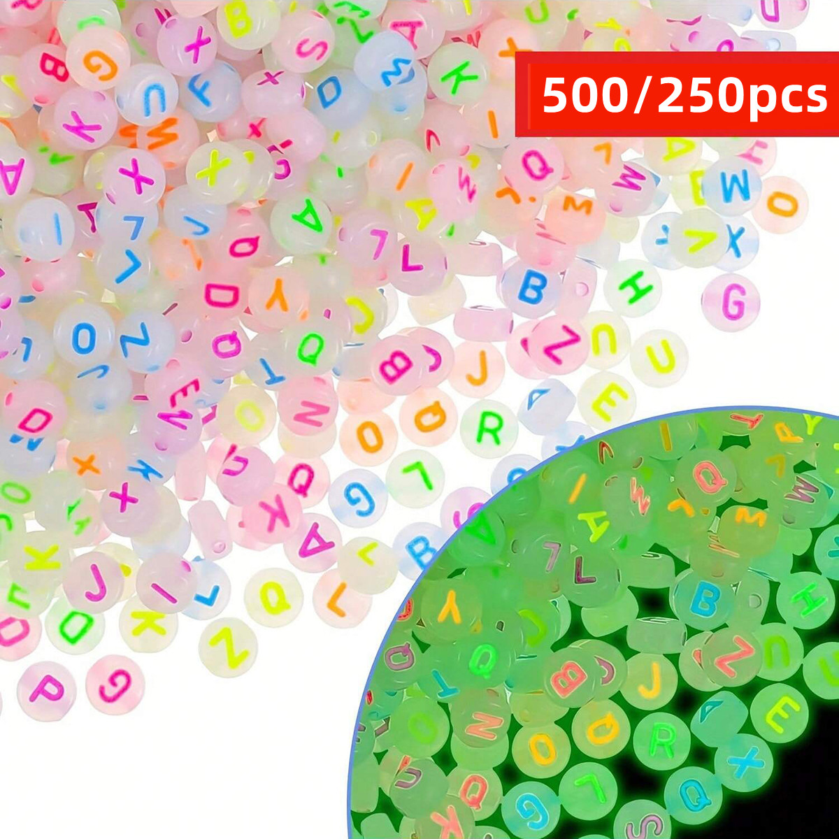 Jewelry Quotes - 500/250 pièces 4*7mm perles acryliques brillantes