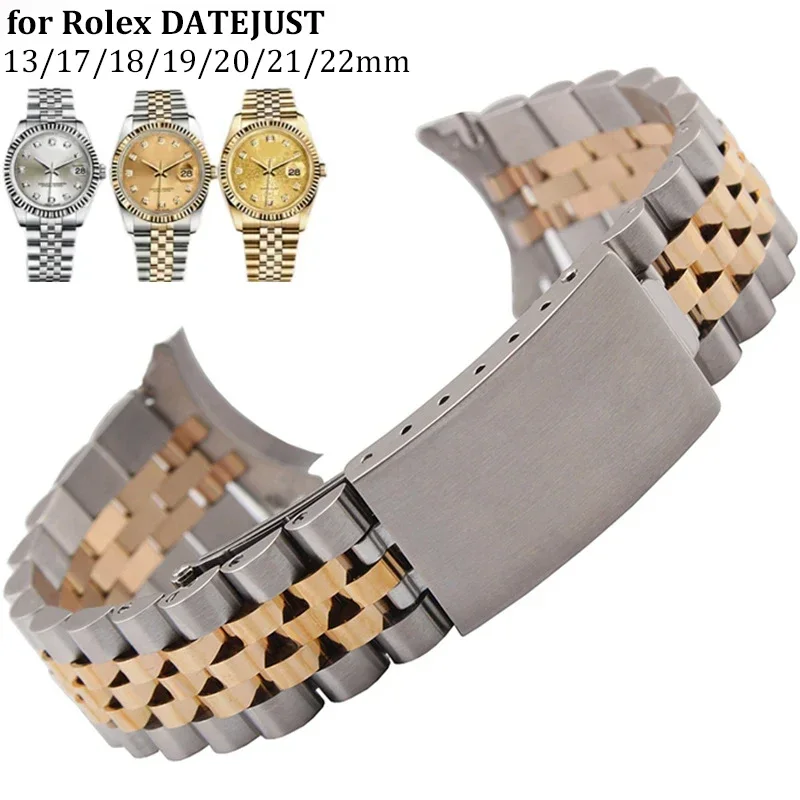 Rolex Watch Datejust - Bracelet de montre en acier inoxydable