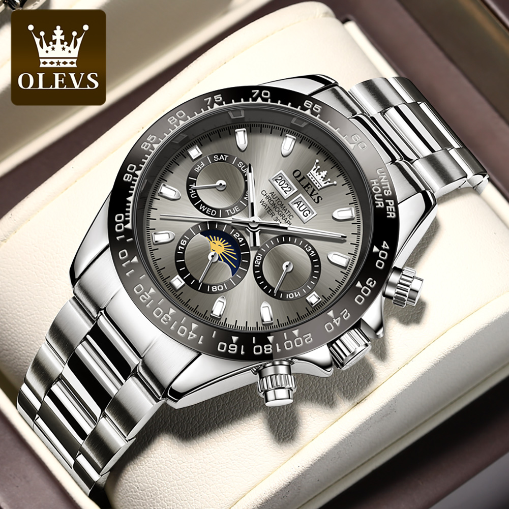 Rolex Watch Datejust - OLEVS 6654 montre de luxe pour