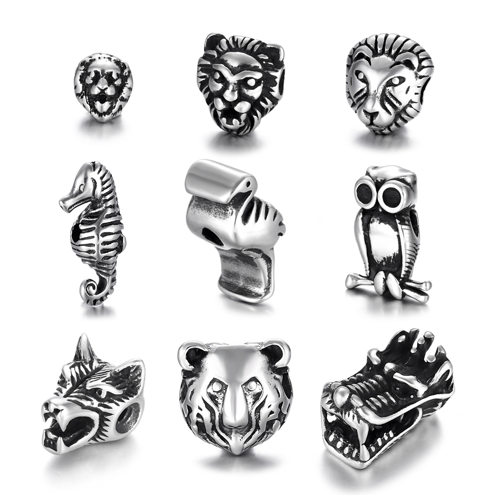 Wolf Jewelry & Watches Tampa - Perles de casque de guerrier Viking,