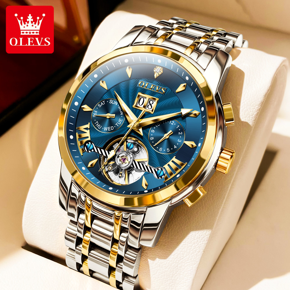Rolex Watch Datejust - OLEVS 9965 montre pour hommes classique