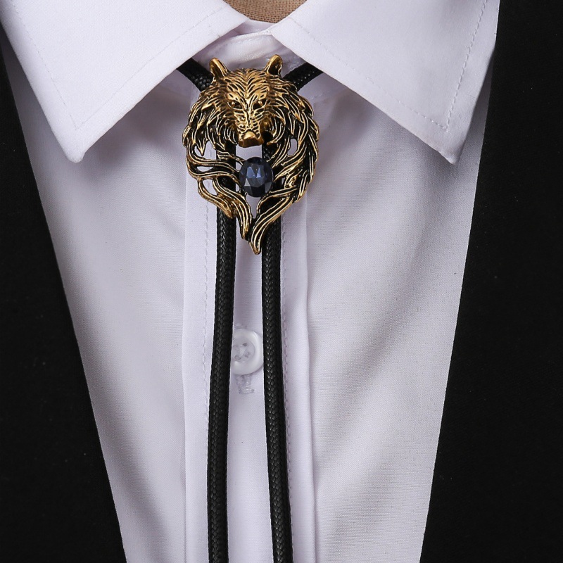 Cravate bolo rétro pour homme  - Wolf Jewelry & Watches Tampa avis et prix
