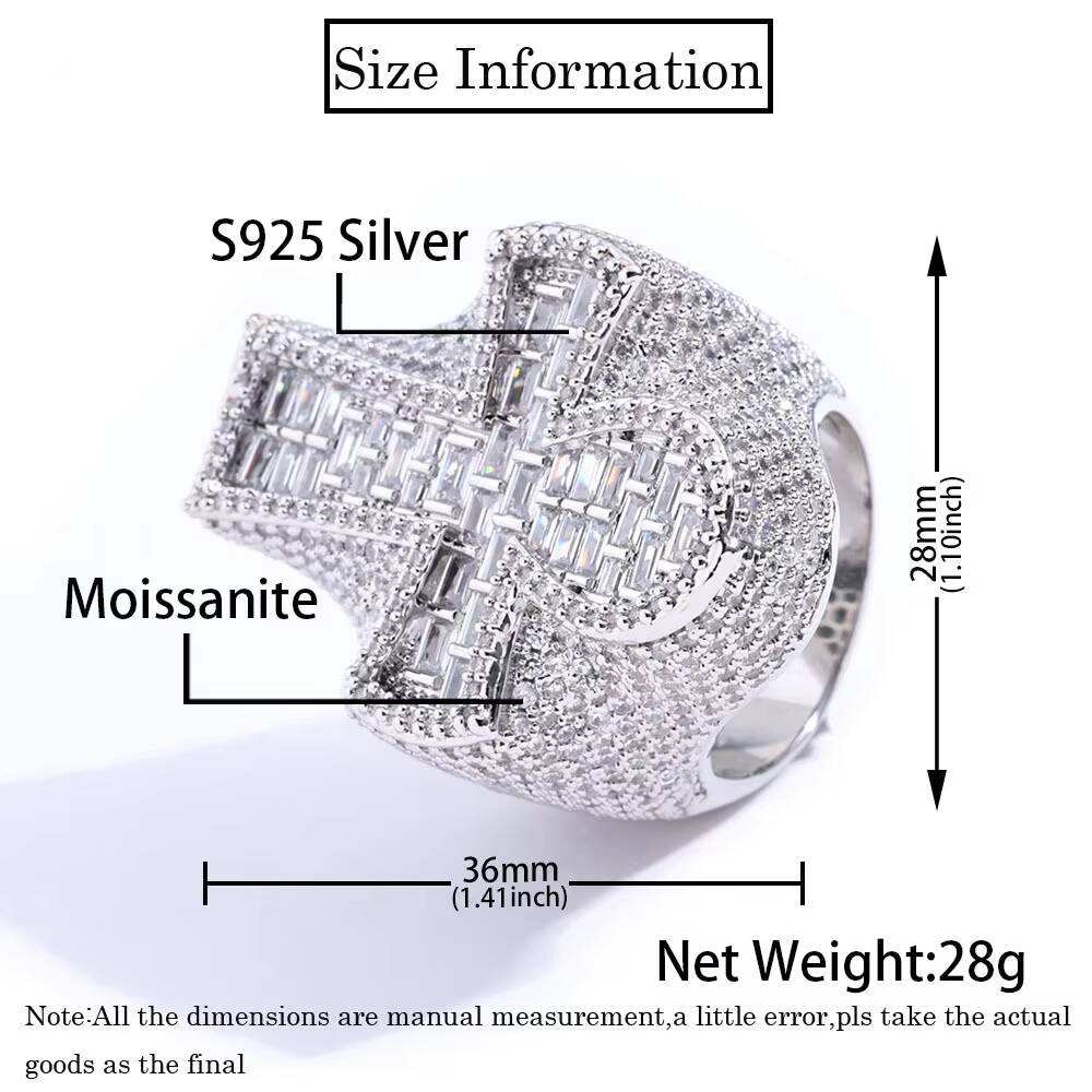 Bague croix en or 14k 18k et a - Vvs Jewelry Watches avis et prix