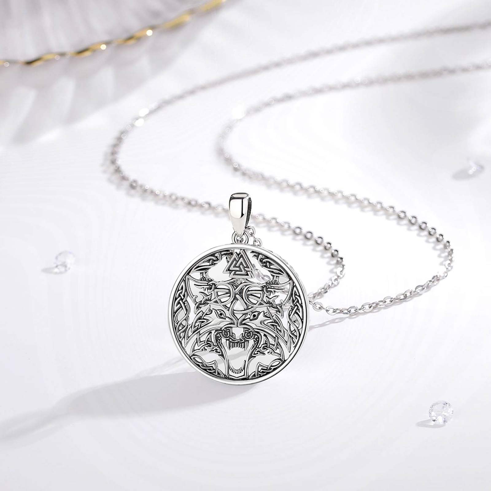 Eudora – collier loup Viking e - Wolf Jewelry & Watches Tampa avis et prix