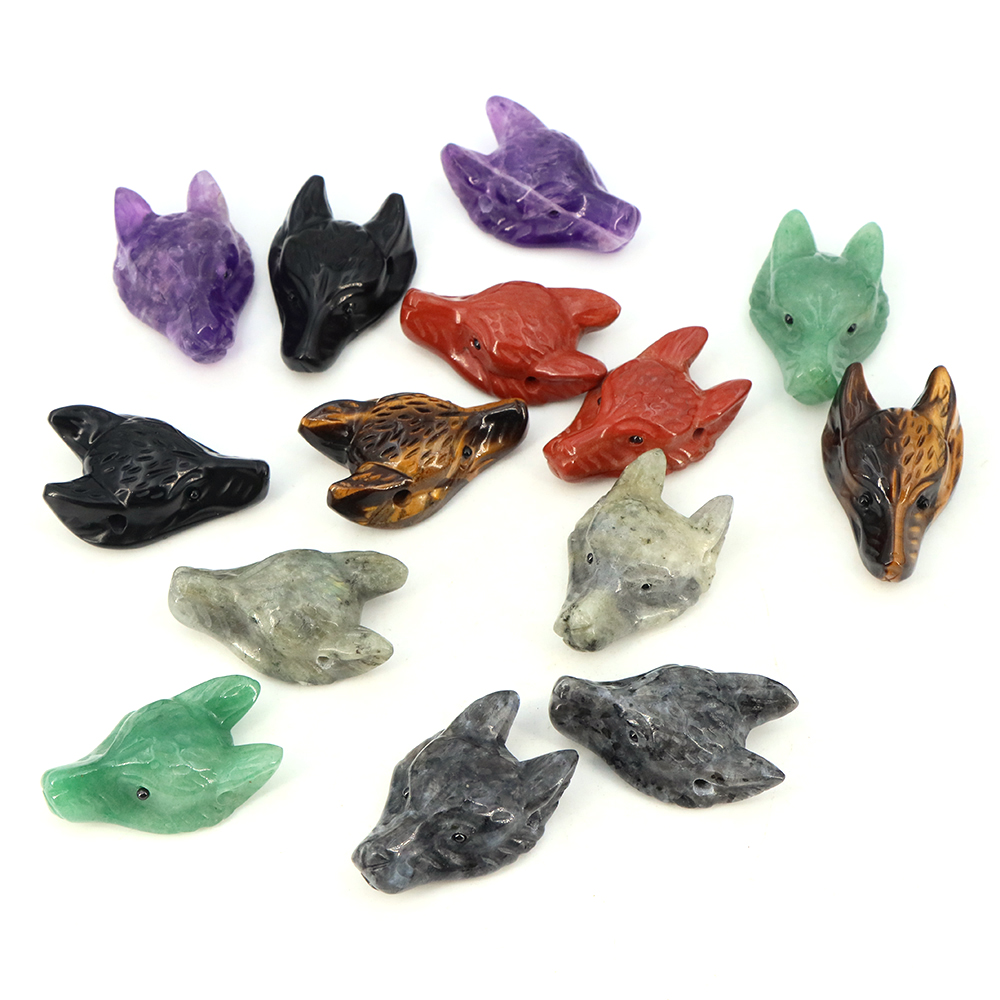 Pendentif tête de loup en pier - Wolf Jewelry & Watches Tampa avis et prix