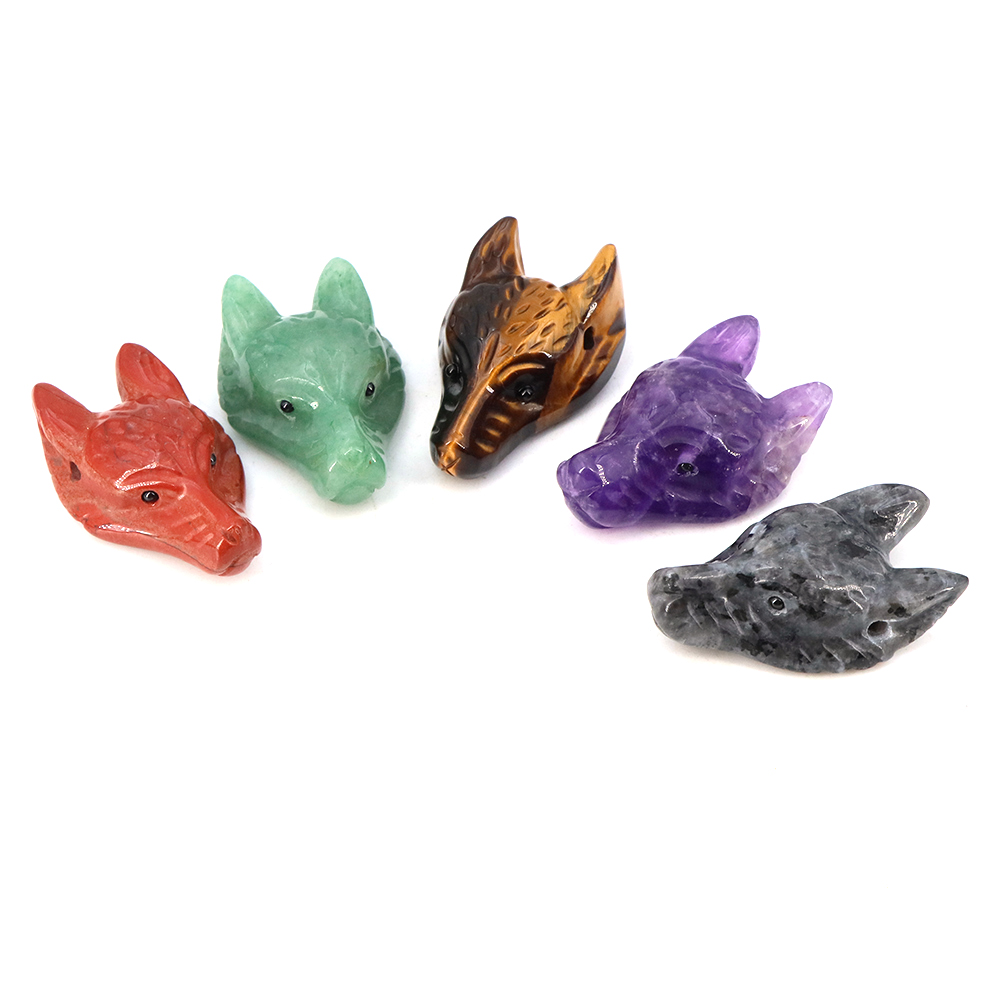 Pendentif tête de loup en pier - Wolf Jewelry & Watches Tampa avis et prix