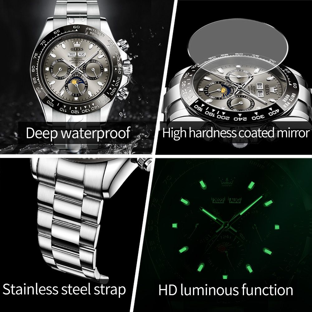 OLEVS 6654 montre de luxe pour - Rolex Watch Datejust avis et prix