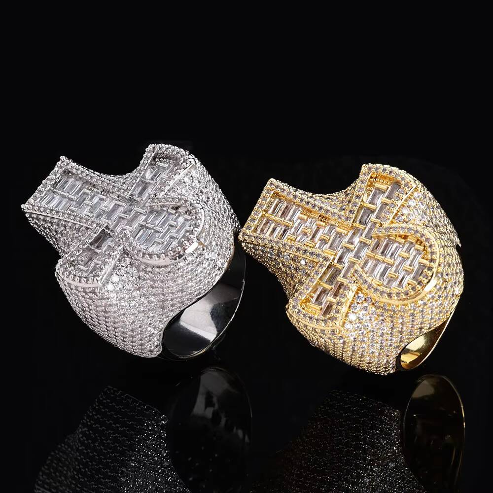 Bague croix en or 14k 18k et a - Vvs Jewelry Watches avis et prix