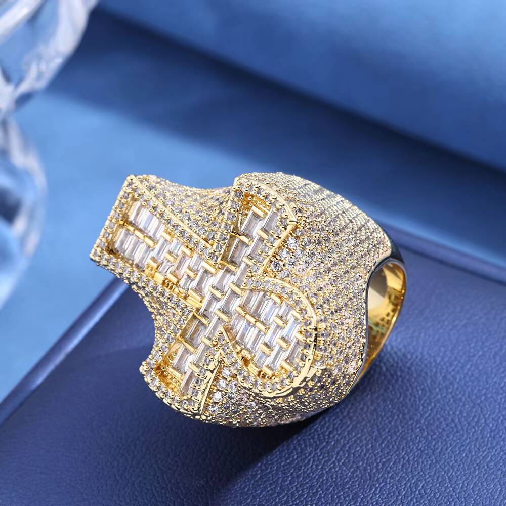 Bague croix en or 14k 18k et a - Vvs Jewelry Watches avis et prix