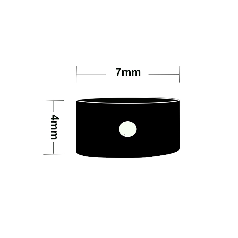 100 pièces 7x4mm blanc rond A- - Jewelry Quotes avis et prix