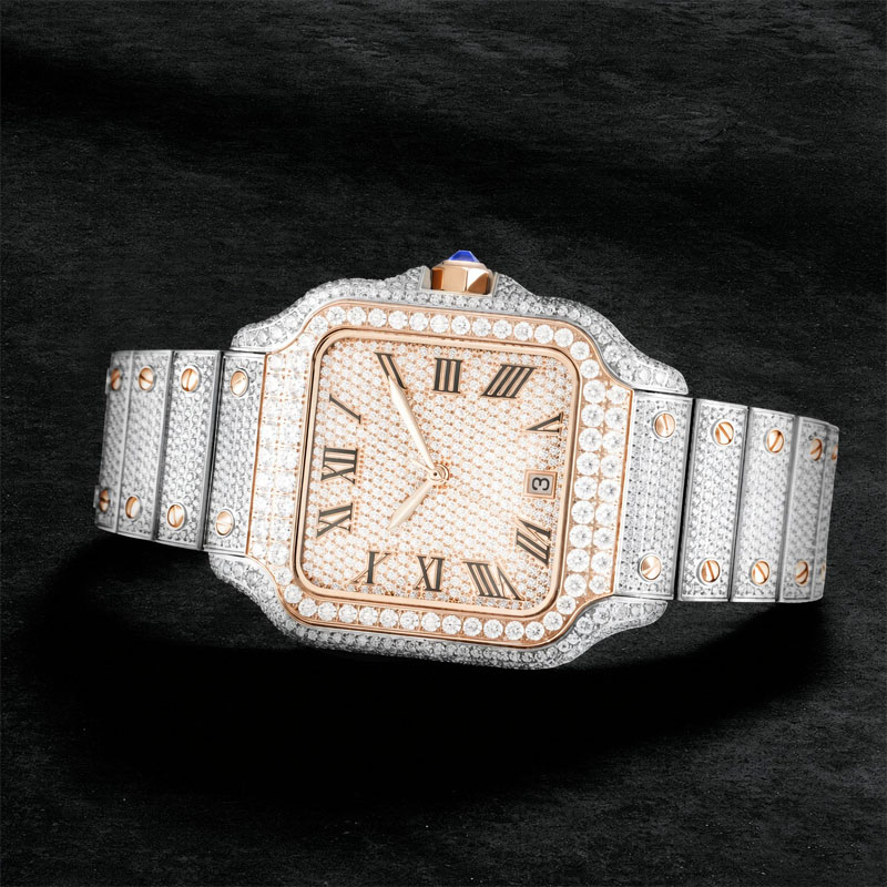 Montre de luxe en moissanite V - Vvs Jewelry Watches avis et prix
