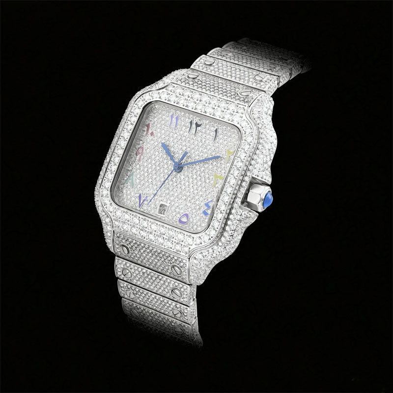 Montre de luxe en moissanite V - Vvs Jewelry Watches avis et prix
